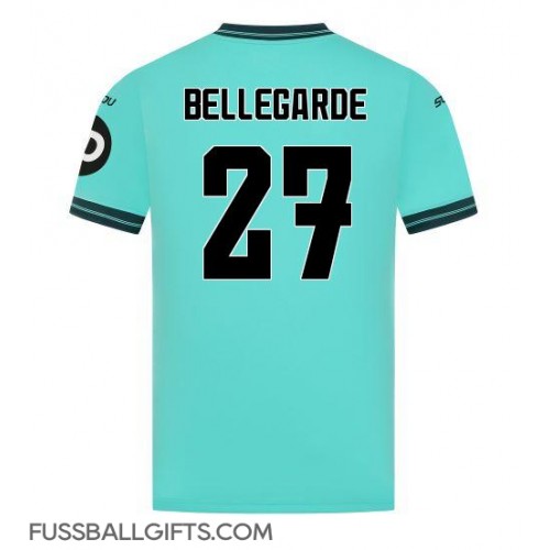 Wolves Jean-Ricner Bellegarde #27 Fußballbekleidung Auswärtstrikot 2025-26 Kurzarm